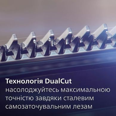 Philips Триммер Series 7000 для лица, головы, тела, акум., насадок-15, сталь, серо-черный MG7950/15 фото