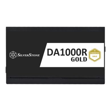 Блок живлення SilverStone Decathlon Cybenetics DA1000R-GM (1000W), >90%, 80+ Gold, 135mm, 1xMB 24pin(20+4), 2xCPU 8pin(4+4), 3xMolex, 12xSATA, 6xPCIe 8pin(6+2), SST-DA1000R-GM фото