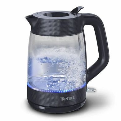 Tefal Electric kettle Tefal Morning Glass Kettle, 1.7L, glass, black KO2G08E0 фото