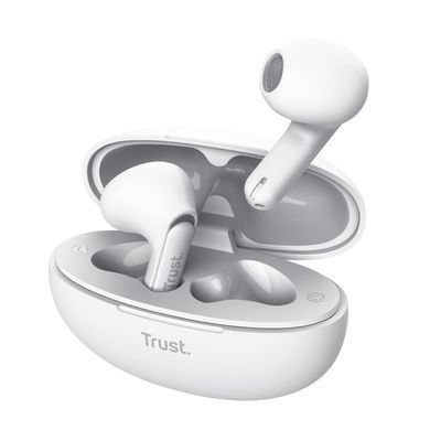 Trust Наушники TWS Yavi Earphones BT 5.3, ENC, SBC, Mic, Белый 25173_TRUST фото