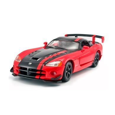 Автомодель - DODGE VIPER SRT10 ACR (ассорті помаранч-чорн металік, червоно-чорн металік, 1:24) 18-22114 фото