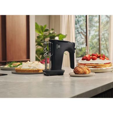 Electrolux Міксер ручний 500Вт, насадки-4, турборежим, сірий темний EHM4B фото