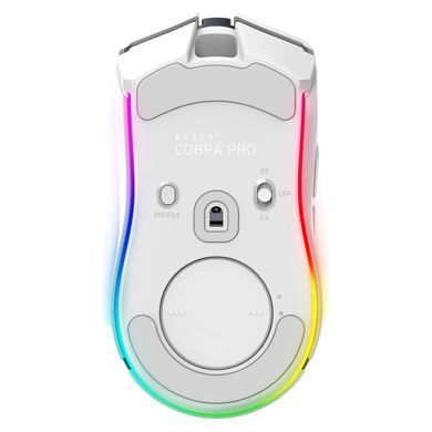 Razer Миша Cobra Pro, RGB, USB-A/WL/BT, білий RZ01-04660200-R3G1 фото