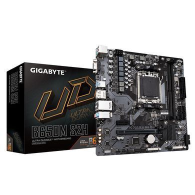 Gigabyte Материнская плата B650M S2H sAM5 B650 2xDDR5 M.2 HDMI DP mATX B650M_S2H фото