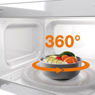 Gorenje Мікрохвильова піч, 17л, мех. керув., 700Вт, дисплей, білий MO17E1WH фото