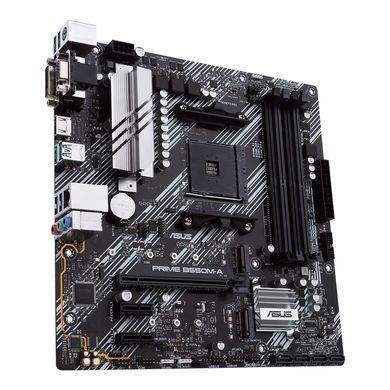 ASUS Материнcкая плата PRIME B550M-A sAM4 B550 4xDDR4 M.2 HDMI-DVI-VGA mATX 90MB14I0-M0EAY0 фото