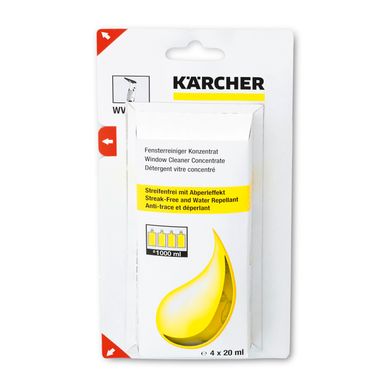 Засіб Karcher RM 503 для скла, концентрат 4х20 мл 6.295-302.0 фото