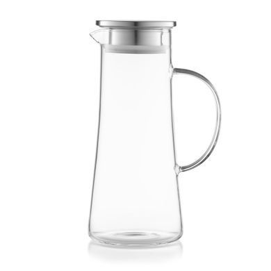 ARDESTO Pitcher with lid 1400ml, borosilicate glass, stainless steel, transparent AR2614BPG фото