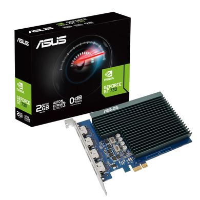 ASUS Відеокарта GeForce GT 730 2GB GDDR5 Silent loe 4 HDMI GT730-4H-SL-2GD5 90YV0H20-M0NA00 фото