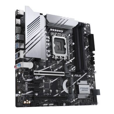 ASUS Материнcька плата PRIME Z790M-PLUS s1700 Z790 4xDDR5 M.2 HDMI DP mATX 90MB1E70-M1EAY0 фото