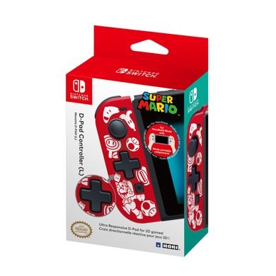 Контролер D-Pad Mario (лівий) для Nintendo Switch, Red 810050910477 фото
