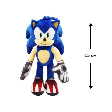 М'яка іграшка на кліпсі SONIC PRIME &ndash; СОНІК-СПОРТСМЕН (15 cm) SON7004B фото