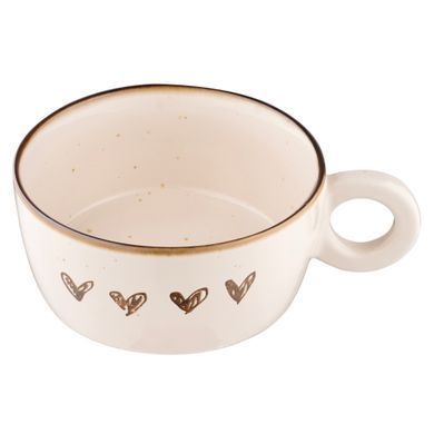 ARDESTO Soup mug Happy, 550ml, ceramic AR3084 фото