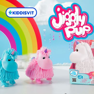Интерактивная игрушка JIGGLY PUP - ВОЛШЕБНЫЙ ЕДИНОРОГ (голубой) JP002-WB-BL фото