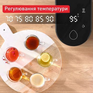 Tefal Електрочайник-диспенсер Tefal Instant Hot Water 2л, 5 темп.реж, миттєве нагрівання, сенc. управління, чорний BR3508E0 фото