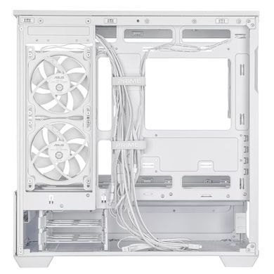 ASUS Корпус Prime AP202 Tempered Glas ARGB, без БЖ, 2xUSB3.2, 1xUSB Type-C, Tempered Glass side, mATX, белый 90DC00P3-B19000 90DC00P3-B19000 фото