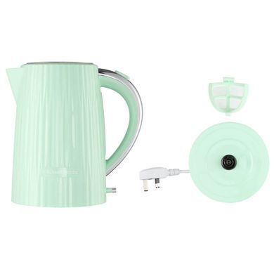 Russell Hobbs Электрочайник Eden, 1.7л, нержавеющая сталь, пластик, фисташковый 27364-70 фото