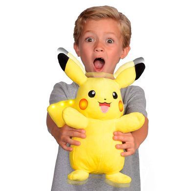 Інтерактивна м'яка іграшка POKEMON - ПІКАЧУ (світло, звук, 25 cm) 97834 фото