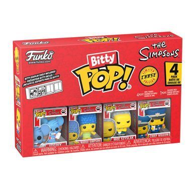 Набор игровых фигурок BITTY POP! cерии "Симпсоны" - ЩЕКОТКА (4 фигурки в асс.) 85708 фото
