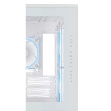 ASUS Корпус Prime AP202 Tempered Glas ARGB, без БЖ, 2xUSB3.2, 1xUSB Type-C, Tempered Glass side, mATX, белый 90DC00P3-B19000 90DC00P3-B19000 фото