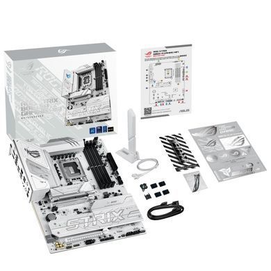 ASUS Материнcька плата ROG STRIX B860-A GAMING WIFI s1851 B860 4xDDR5 M.2 DP HDMI USB Type-C Wi-Fi BT ATX белый 90MB1JI0-M0EAY0 фото