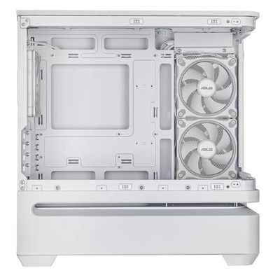 ASUS Корпус Prime AP202 Tempered Glas ARGB, без БЖ, 2xUSB3.2, 1xUSB Type-C, Tempered Glass side, mATX, белый 90DC00P3-B19000 90DC00P3-B19000 фото