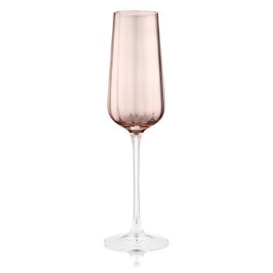 ARDESTO Champagne glasses set Black Mars 300ml, 2pcs, glass, golden AR2629GW фото