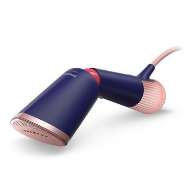 Philips Відпарювач компактний Series 5000, 1400Вт, 120мл, паровий удар -24гр, складана ручка, чохол-рукавичка, колимок, пластик, синій STH5030/20 фото