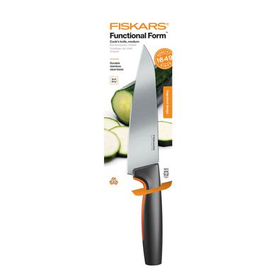 Кухонный нож поварской средний Fiskars Functional Form, 16,9 см 1057535 фото