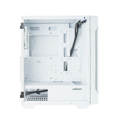 Корпус Zalman I3 Neo TG, без БЖ, 1xUSB3.0, 2xUSB2.0, 4x120mm RGB fans, TG Side/Front Panel, ATX, білий I3NEOTGWHITE фото