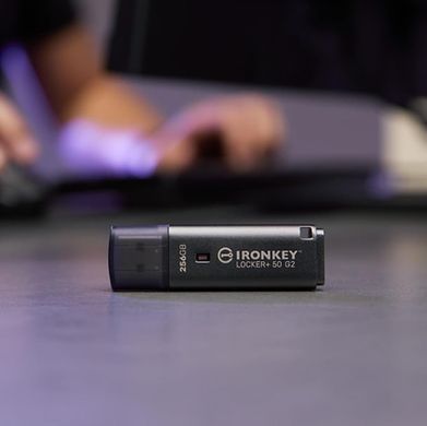 Kingston Накопичувач Kingston 64GB USB 3.2 Type-A Gen1 IronKey Locker+ 50 G2 IKLP50G2/64GB фото