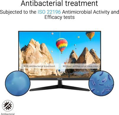 ASUS Монітор 27" VY27UQ 2xHDMI, DP, MM, IPS, 3840x2160, sRGB 99%, AdaptiveSync, HDR10 90LM09U3-B01170 фото