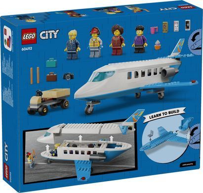 LEGO Конструктор LEGO City Пасажирський літак 60492 фото