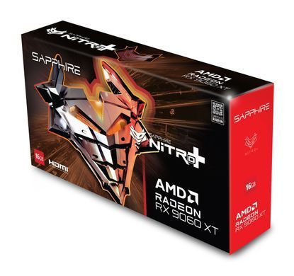 SAPPHIRE Відеокарта Radeon RX 9060 XT 16GB GDDR6 NITRO+ GAMING OC 11350-01-20G фото