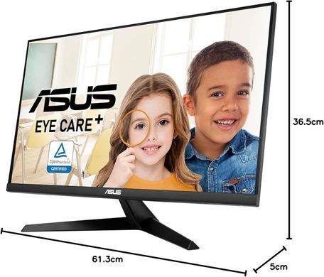 ASUS Монітор 27" VY27UQ 2xHDMI, DP, MM, IPS, 3840x2160, sRGB 99%, AdaptiveSync, HDR10 90LM09U3-B01170 фото