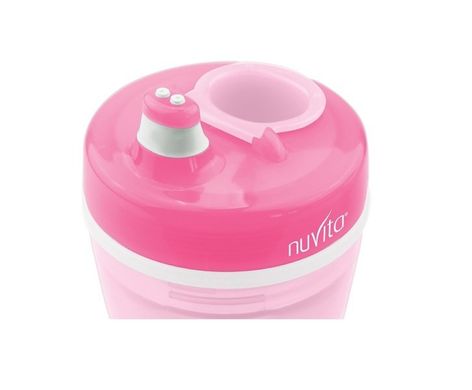 Поильник Nuvita 12м+ 200мл с твердым носиком Розовый NV1433Pink фото