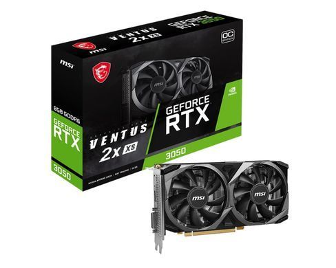 MSI Видеокарта GeForce RTX 3050 8GB GDDR6 VENTUS 2X XS OC 912-V809-4287 фото
