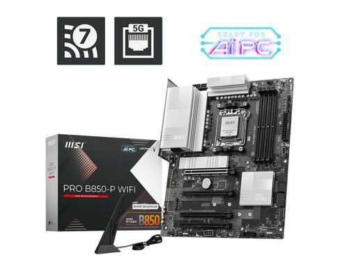 MSI Материнcька плата PRO B850-P WIFI sAM5 B850 4xDDR5 M.2 HDMI WiFi BT ATX 911-7E56-021 фото