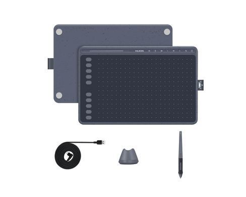 Huion Графический планшет 10"x6.35" HS611, USB-C, серый HS611 фото