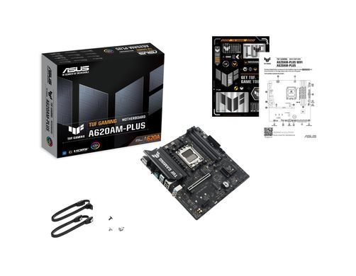 ASUS Материнcька плата TUF GAMING A620AM-PLUS sAM5 A620 4xDDR5 HDMI DP mATX 90MB1N30-M0EAY0 фото