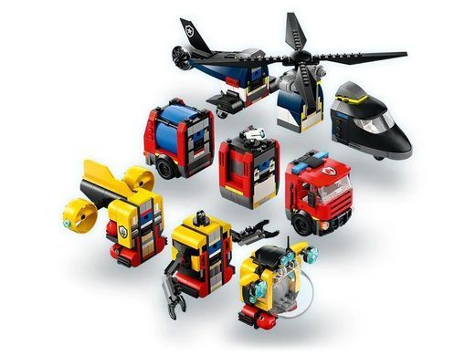 LEGO Конструктор LEGO City Ремікс вертольотів, пожежних машин і підводних човнів 60462 фото