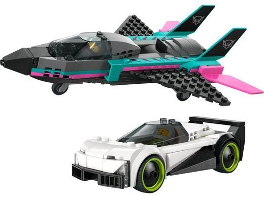 LEGO Конструктор LEGO City Реактивний літак проти автомобіля 60489 фото