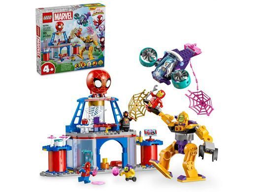 LEGO Конструктор Spidey Павутинна штаб-квартира команди Павука 10794 фото