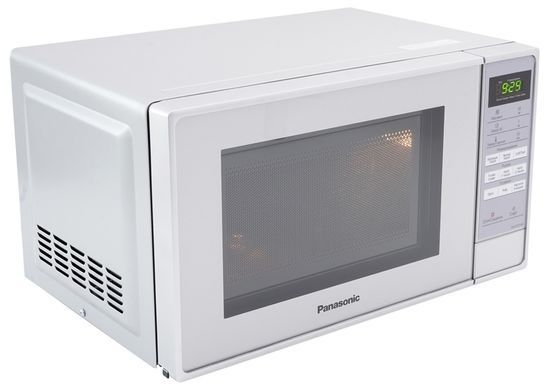 Panasonic Мікрохвильова піч, 20л, 800Вт, дисплей, білий NN-ST27HMZPE фото
