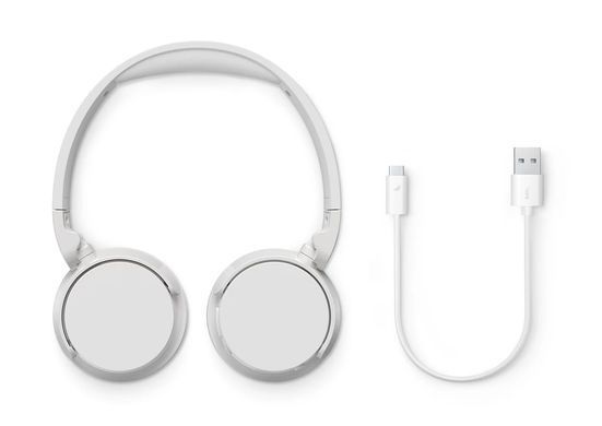 Philips Навушники On-ear TAH4209 BT 5.3, Wireless, Mic, Білий TAH4209WT/00 фото