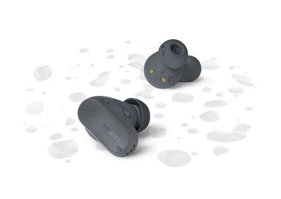 Philips Наушники TWS TAT3509 BT 5.3, ANC, IPX4, SBC, LC3, Touch control, Mic, Серый TAT3509GY/00 фото