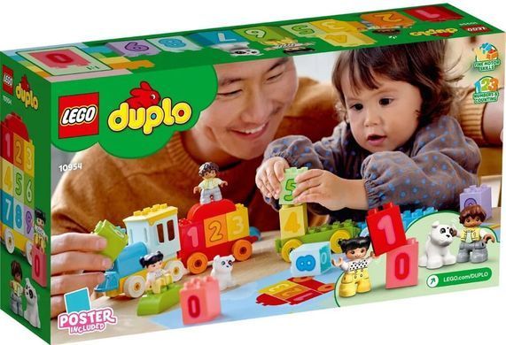 LEGO Конструктор DUPLO Поезд с цифрами - учимся считать 10954 10954 фото