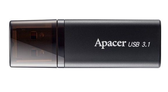 Накопитель Apacer 128GB USB 3.1 Type-A AH25B Black AP128GAH25BB-1 фото