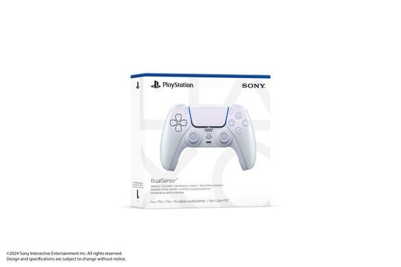 PlayStation Геймпад 5 Dualsense BT, Chrome Pearl 1000050600 фото