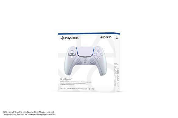 PlayStation Геймпад 5 Dualsense BT, Chrome Pearl 1000050600 фото